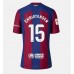 Barcelona Andreas Christensen #15 Voetbalkleding Thuisshirt Dames 2023-24 Korte Mouwen